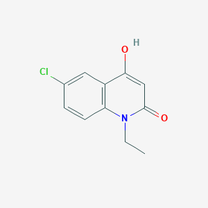 6-Chloro-1-ethyl-4-hydroxy carbostyril