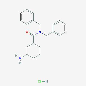 3-amino-N,N-dibenzylcyclohexane-carboxamide monohydrochloride