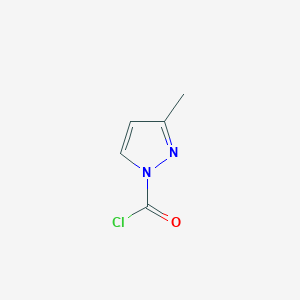 molecular formula C5H5ClN2O B8383384 3-Methyl-pyrazole-1-carbonyl chloride 