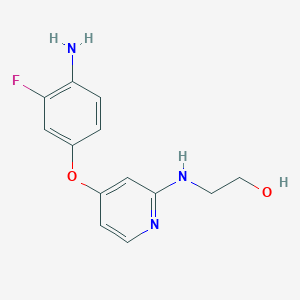 2-(4-(4-Amino-3-fluorophenoxy)-pyridin-2-ylamino)-ethanol