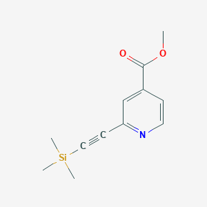 Methyl 2-((trimethylsilyl)ethynyl)isonicotinate