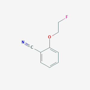 molecular formula C9H8FNO B8383534 2-(2-Fluoroethoxy)benzonitrile 