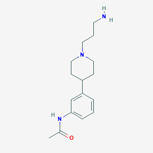 N-[3-[1-(3-Aminopropyl)-4-piperidinyl]phenyl]acetamide