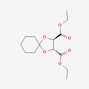 (2R,3R)-diethyl 1,4-dioxaspiro[4.5]decane-2,3-dicarboxylate