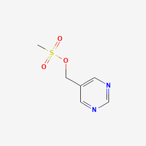 Methanesulfonic acid pyrimidin-5-ylmethyl ester