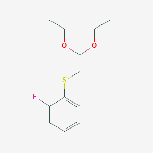(2,2-Diethoxyethyl)(2-fluorophenyl)sulfane