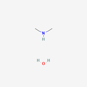 molecular formula C2H9NO B8383807 Dimethylamine, hydrate CAS No. 15875-96-4