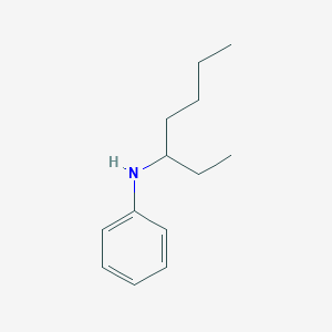 molecular formula C13H21N B8383834 N-(1-ethylpentyl)aniline 