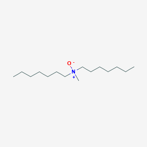molecular formula C15H33NO B8383840 N-Heptyl-N-methylheptan-1-amine N-oxide CAS No. 88374-58-7