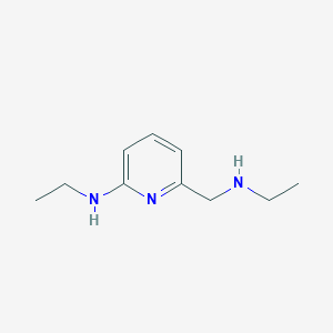 molecular formula C10H17N3 B8383922 Ethyl-(6-ethylaminomethyl-pyridin-2-yl)-amine 