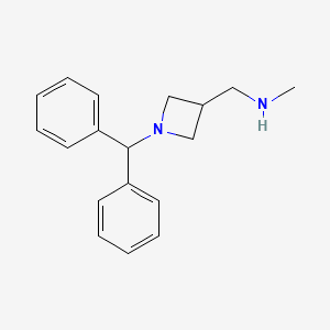 1-(diphenylmethyl)-N-methyl-3-azetidinemethanamine