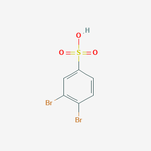 molecular formula C6H4Br2O3S B8384017 3,4-dibromobenzenesulfonic Acid 