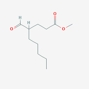 Methyl 4-formylnonanoate