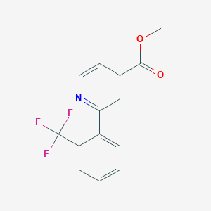 Methyl 2-(2-(trifluoromethyl)phenyl)isonicotinate
