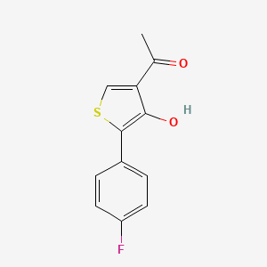 2-(4-Fluorophenyl)-3-hydroxy-4-methylcarbonyl thiophene