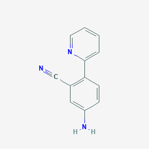 5-Amino-2-pyridin-2-ylbenzonitrile