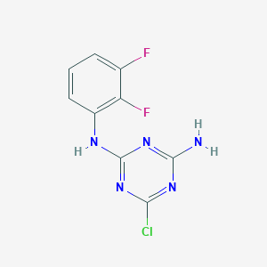 2-Amino-4-chloro-6-(2,3-difluorophenylamino)-[1,3,5]triazine