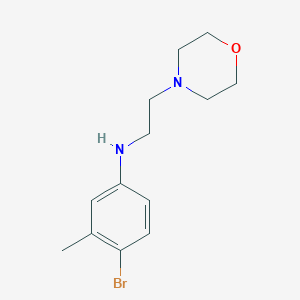 (4-Bromo-3-methyl-phenyl)-(2-morpholin-4-yl-ethyl)-amine