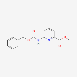 molecular formula C15H14N2O4 B8384199 Methyl 6-(benzyloxycarbonylamino)picolinate 