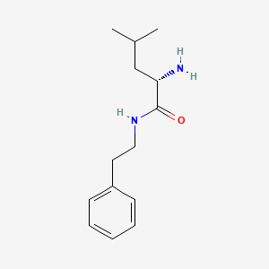molecular formula C14H22N2O B8384466 L-leucine N-phenethylamide 