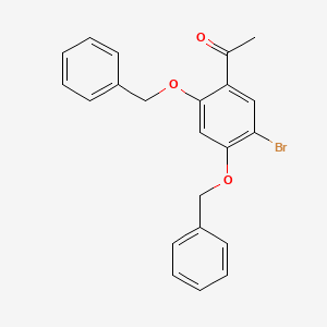1-(2,4-Bis-benzyloxy-5-bromo-phenyl)-ethanone