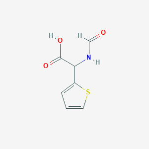 molecular formula C7H7NO3S B8384533 Formylamino-thiophen-2-yl-acetic acid 