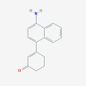 3-(4-Aminonaphthalen-1-yl)cyclohex-2-enone