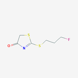 2-(3-Fluoropropylthio)-1,3-thiazoline-4-one