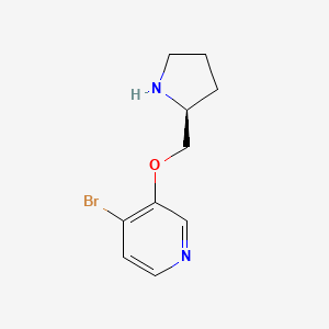 4bromo-3-(2-(S)pyrrolidinylmethoxy)pyridine