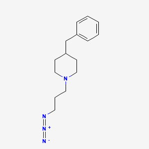 molecular formula C15H22N4 B8384719 4-Benzyl-1-(3-azidopropyl)piperidine 