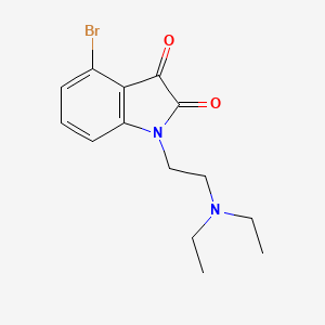 1-(2-Diethylaminoethyl)-4-bromoisatin