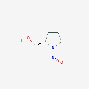 molecular formula C5H10N2O2 B8384797 ((2S)-1-Nitrosopyrrolidin-2-yl)methan-1-ol 