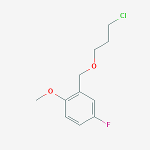 2-(3-Chloro-propoxymethyl)-4-fluoro-1-methoxy-benzene