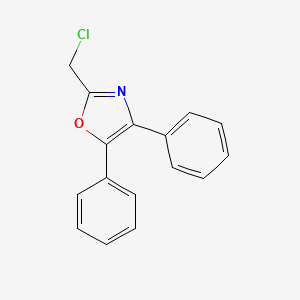 molecular formula C16H12ClNO B8384896 2-Chloromethyl-4,5-diphenyl-oxazole 