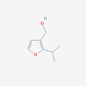 molecular formula C8H12O2 B8384901 (2-Isopropyl-furan-3-yl)-methanol 