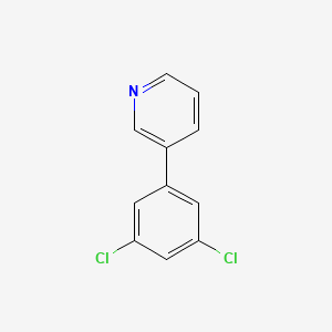 molecular formula C11H7Cl2N B8384926 3-(3,5-Dichlorophenyl)pyridine 