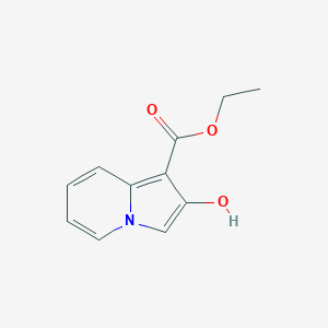 molecular formula C11H11NO3 B8384986 Ethyl 2-hydroxypyrrolo [1,2-a]pyridine-1-carboxylate 