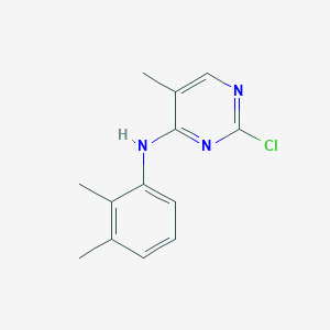molecular formula C13H14ClN3 B8385001 2-Chloro-5-methyl-N-(2,3-dimethylphenyl)pyrimidin-4-amine 