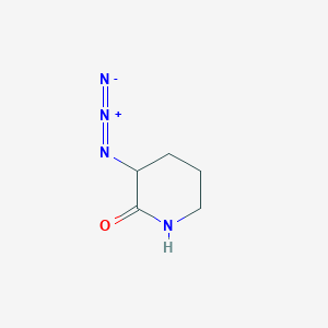 molecular formula C5H8N4O B8385050 3-Azidopiperidin-2-one 