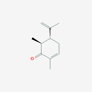 (5R,6S)-5-isopropenyl-2,6-dimethylcyclohex-2-en-1-one