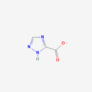 molecular formula C3H2N3O2- B8385096 1,2,4-Triazole-3-carboxylate 