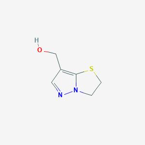 molecular formula C6H8N2OS B8385155 (2,3-Dihydropyrazolo[5,1-b]thiazol-7-yl)methanol 