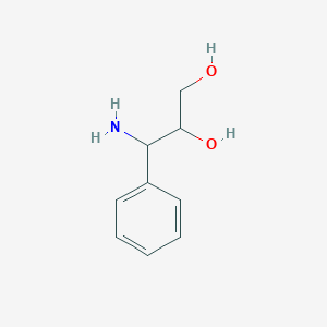 molecular formula C9H13NO2 B8385245 3-Amino-3-phenyl-1,2-propanediol 