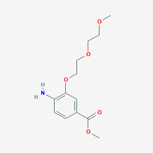 molecular formula C13H19NO5 B8385265 Methyl 4-amino-3-(2'-(2