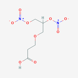 3-(2,3-Bis(nitrooxy)propoxy)propanoic acid