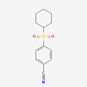 4-Cyclohexanesulfonyl-benzonitrile