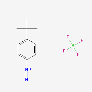 molecular formula C10H13BF4N2 B8385349 4-t-Butylbenzenediazonium tetrafluoroborate 