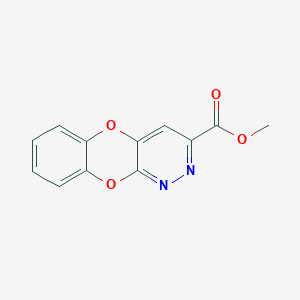 molecular formula C12H8N2O4 B8385356 Methyl[1,4]benzodioxino[2,3-c]pyridazine-3-carboxylate 