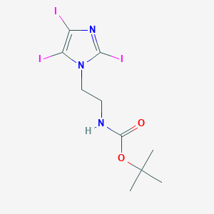 [2-(2,4,5-Triiodo-imidazol-1-yl)-ethyl]-carbamic acid tert-butyl ester