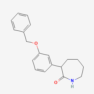 3-[3-(Benzyloxy)phenyl]-2-azepanone
